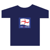 Flash the flag England T-Shirt - Blue