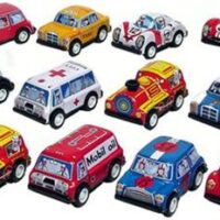 Tin toys wind up cars